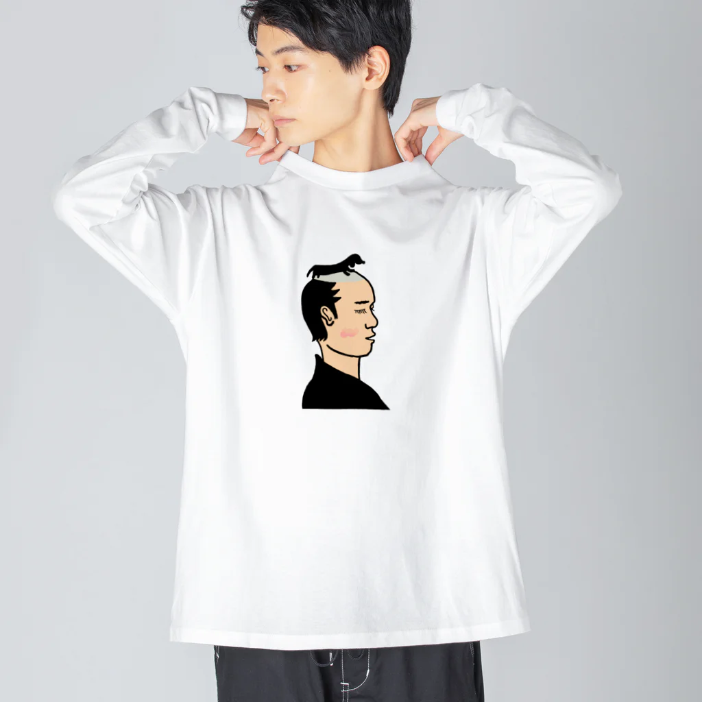 CHOSANAのダックス侍 うたた寝 Big Long Sleeve T-Shirt