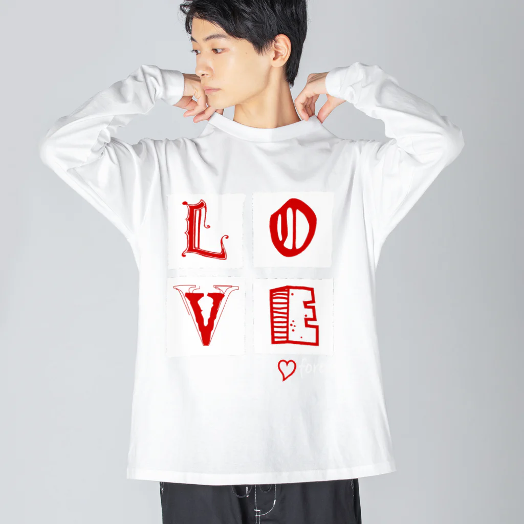 alt_203のLOVE forever ビッグシルエットロングスリーブTシャツ