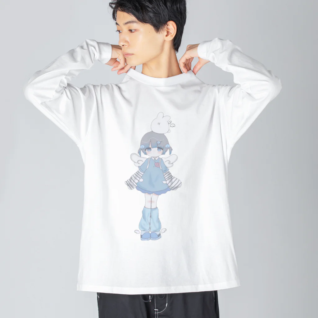 ろる。のさぶかるちゃん。 ビッグシルエットロングスリーブTシャツ