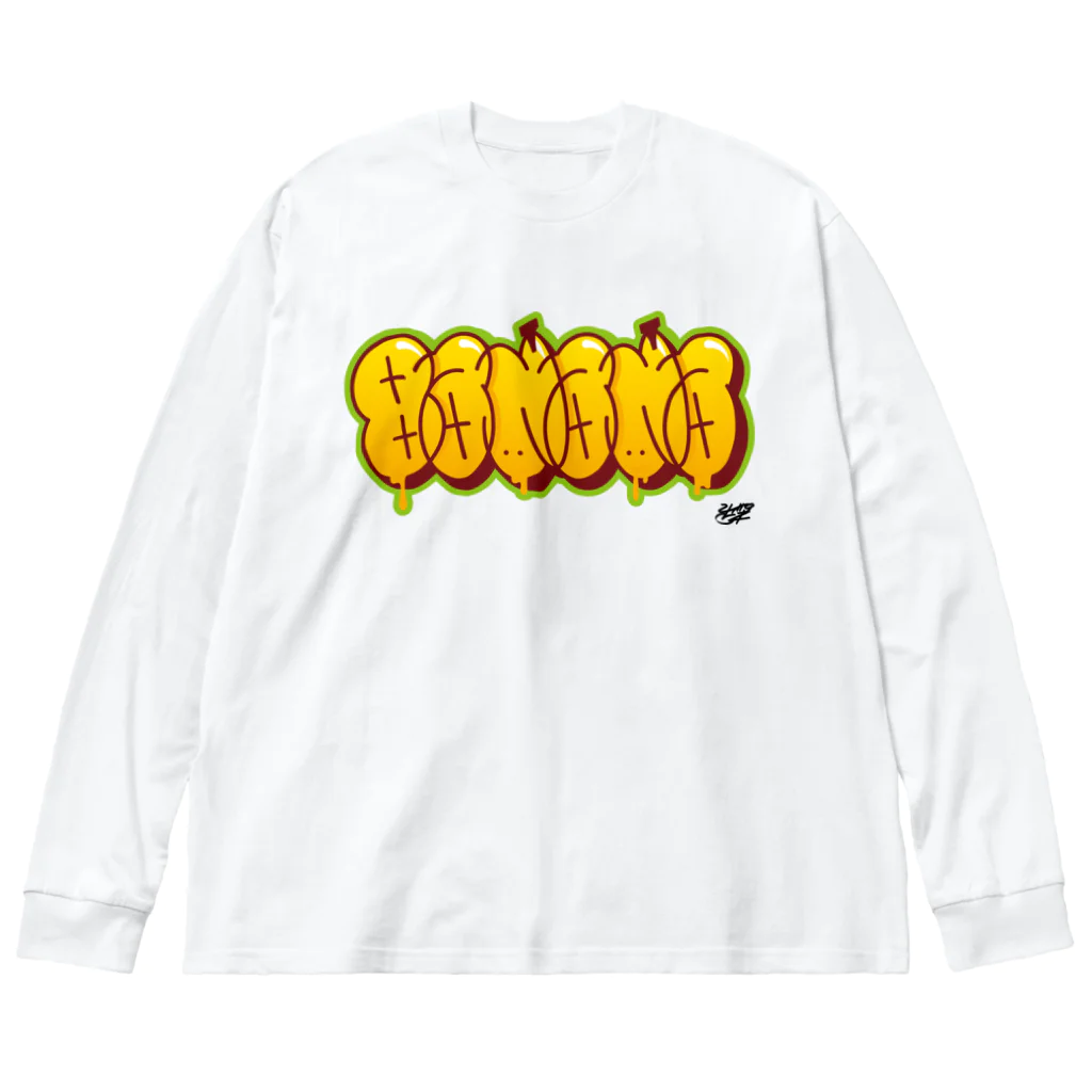 FOOD_GRAFFITI26のBANANA ビッグシルエットロングスリーブTシャツ