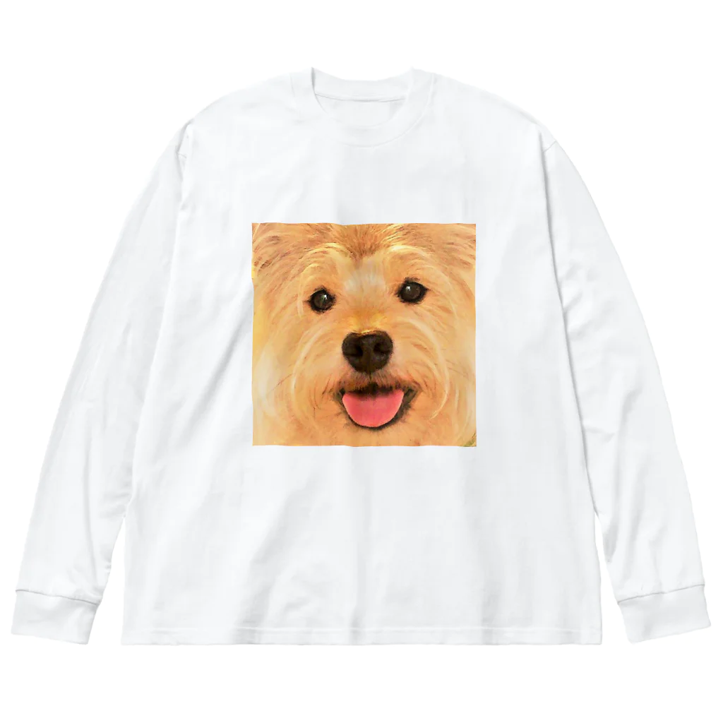 popcorn_jumpのめんこにっこり Big Long Sleeve T-Shirt