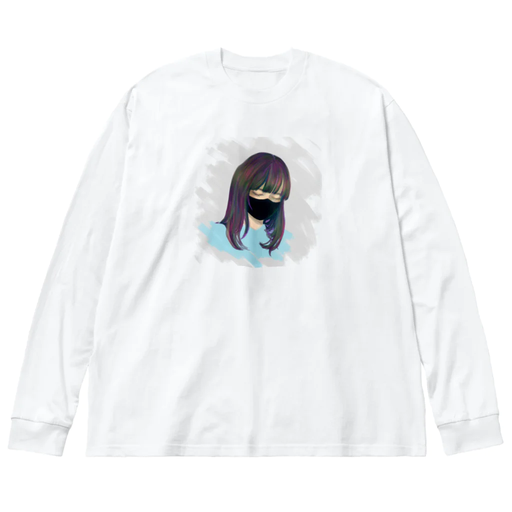 成瀬のおんなのこ Big Long Sleeve T-Shirt