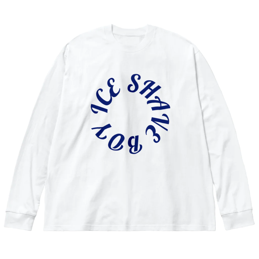 ICE SHAVE BOYのロゴ ビッグシルエットロングスリーブTシャツ