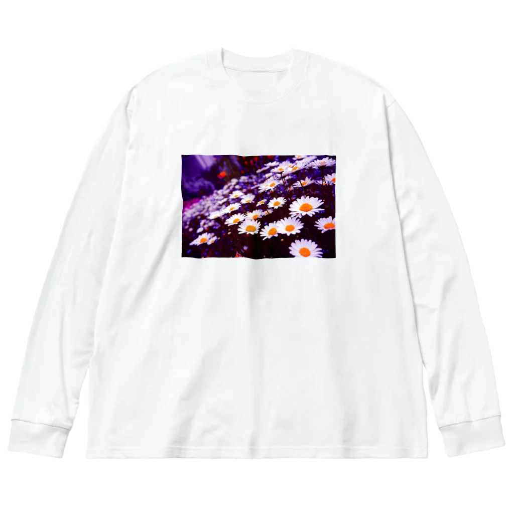 SHOPマニャガハのデイジー(ver:紫) Big Long Sleeve T-Shirt