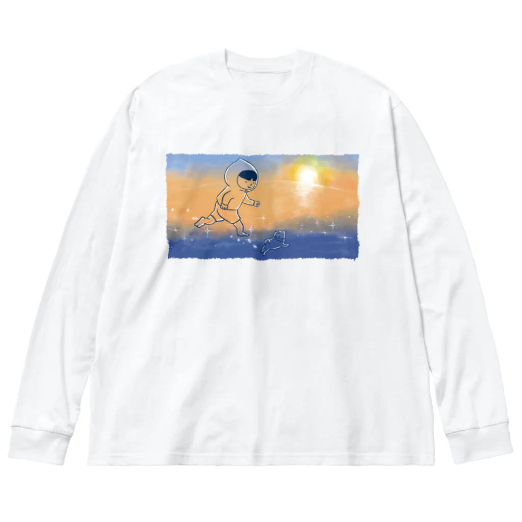 喫茶トラウベのくりぼーやの夢 Big Long Sleeve T-Shirt