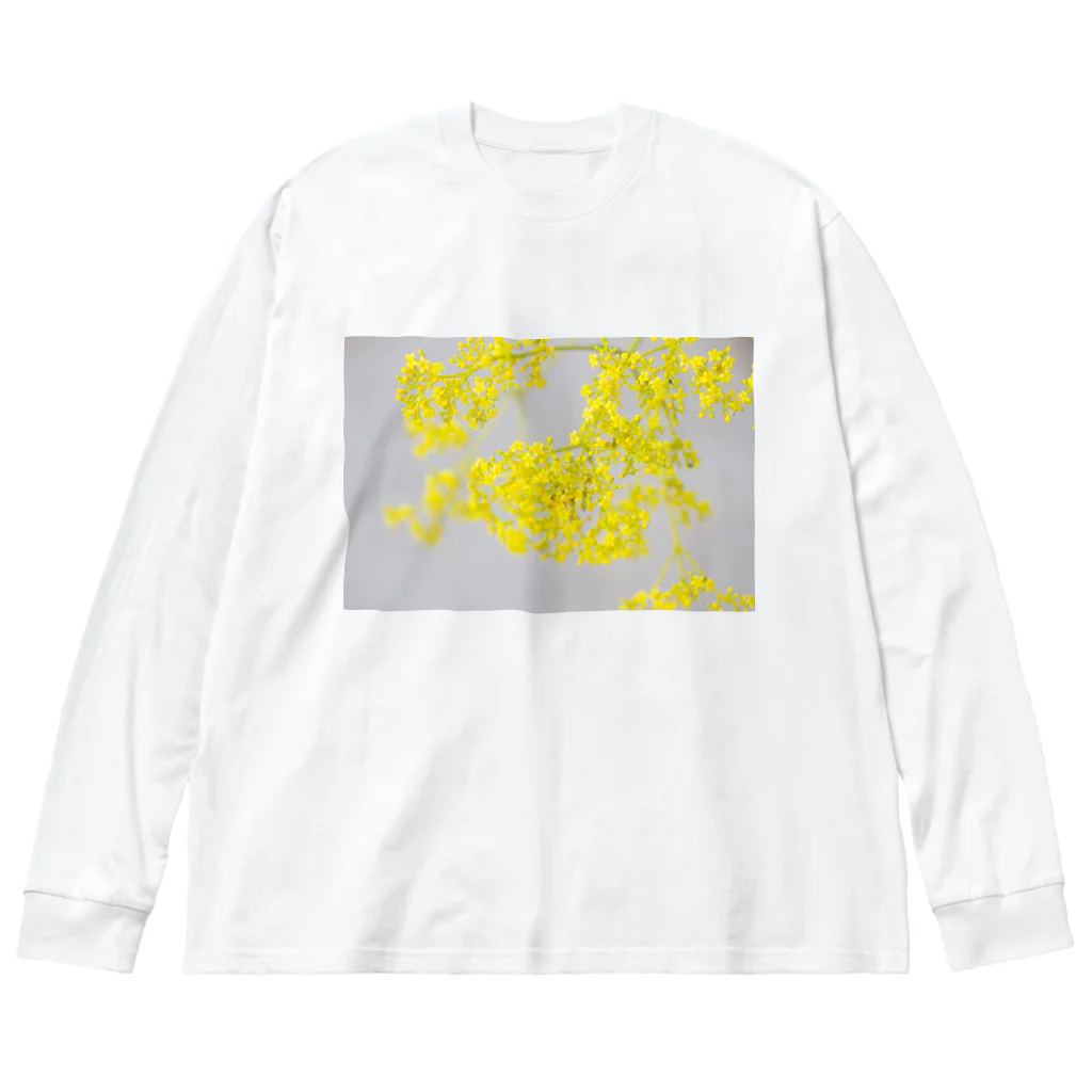 akane_art（茜音工房）の癒しの風景（オミナエシ） Big Long Sleeve T-Shirt