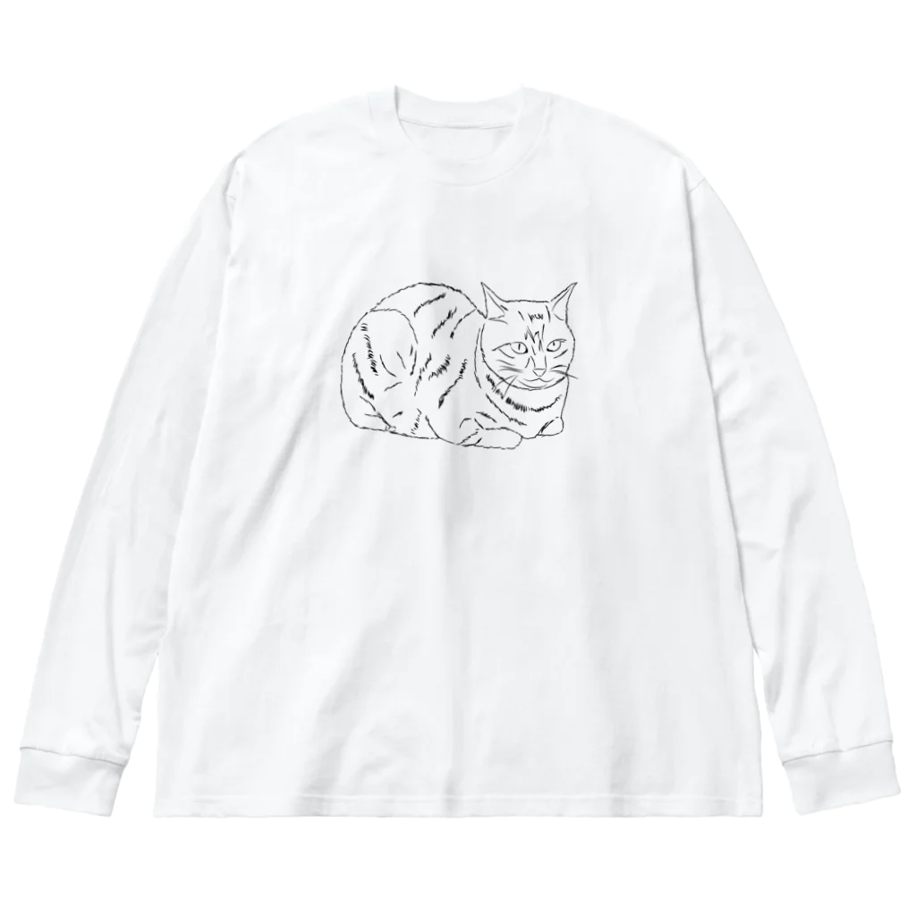 ユメデマデのネコ ビッグシルエットロングスリーブTシャツ