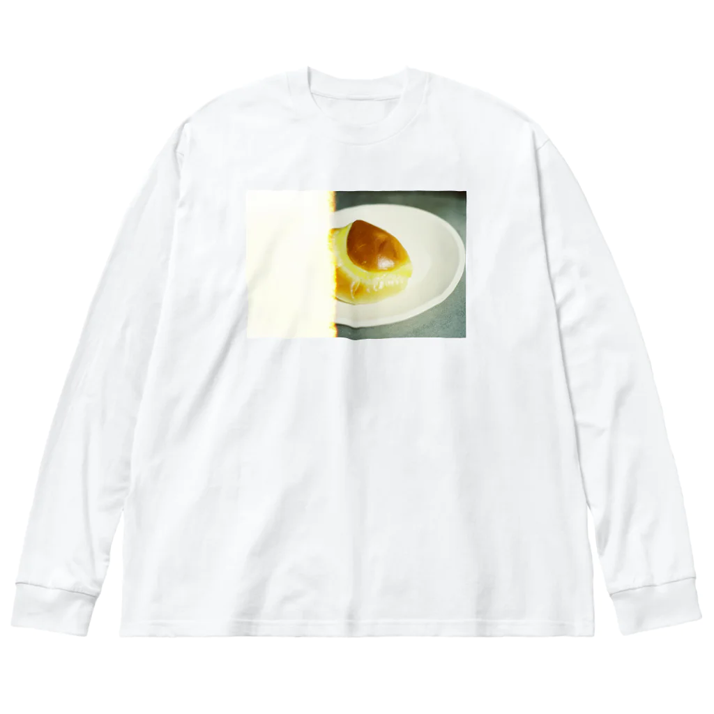 エモい写真館のクリームパンたべたい Big Long Sleeve T-Shirt