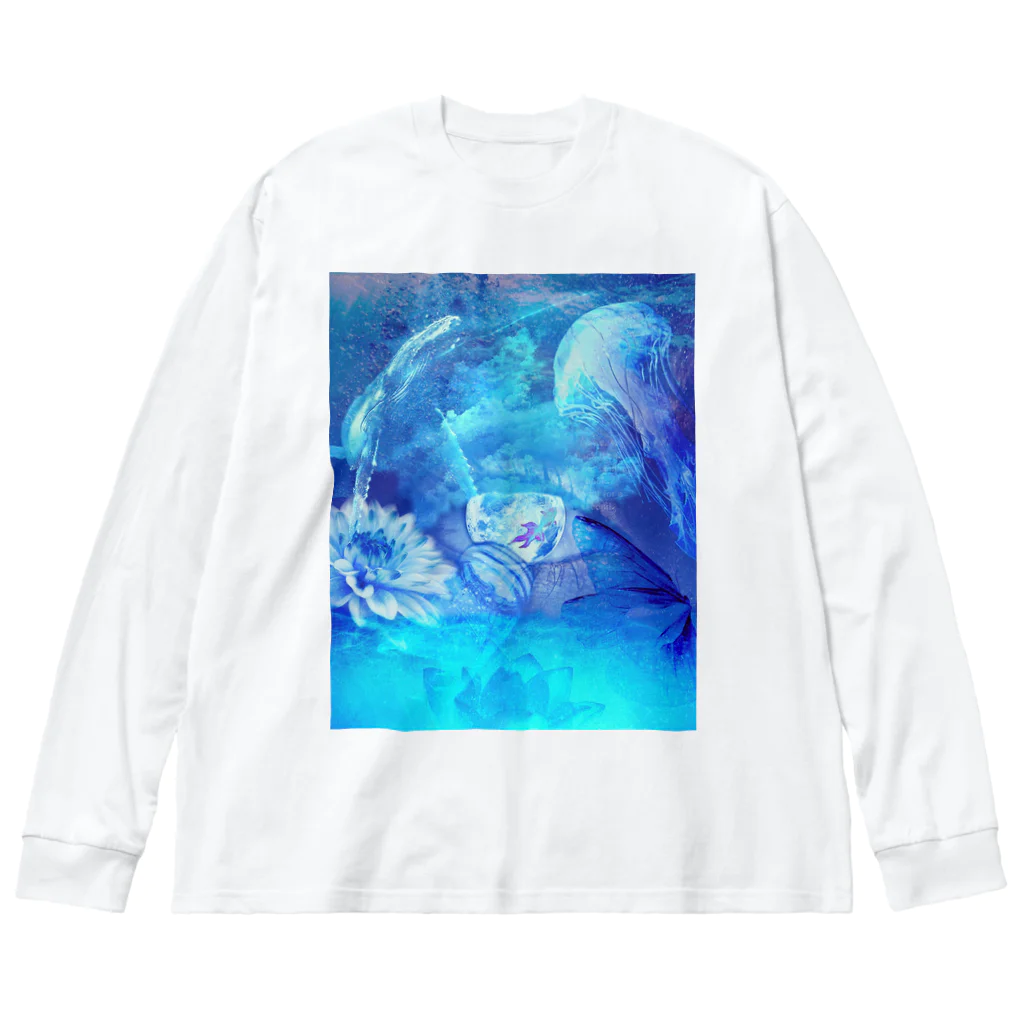 清凛涼水の夏。私の目に映るもの。「儚」 Big Long Sleeve T-Shirt