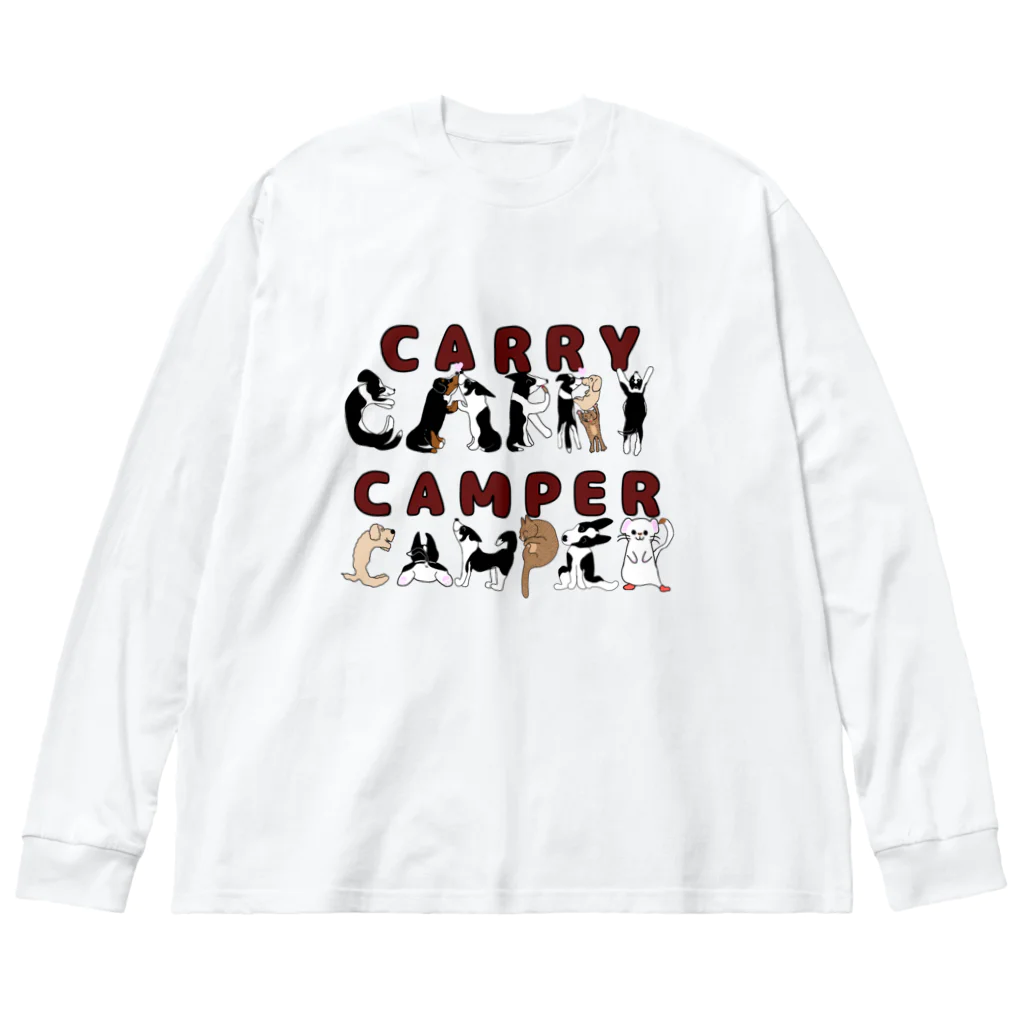 Fortune Campers そっくの雑貨屋さんのCARRY CAMPER ビッグシルエットロングスリーブTシャツ