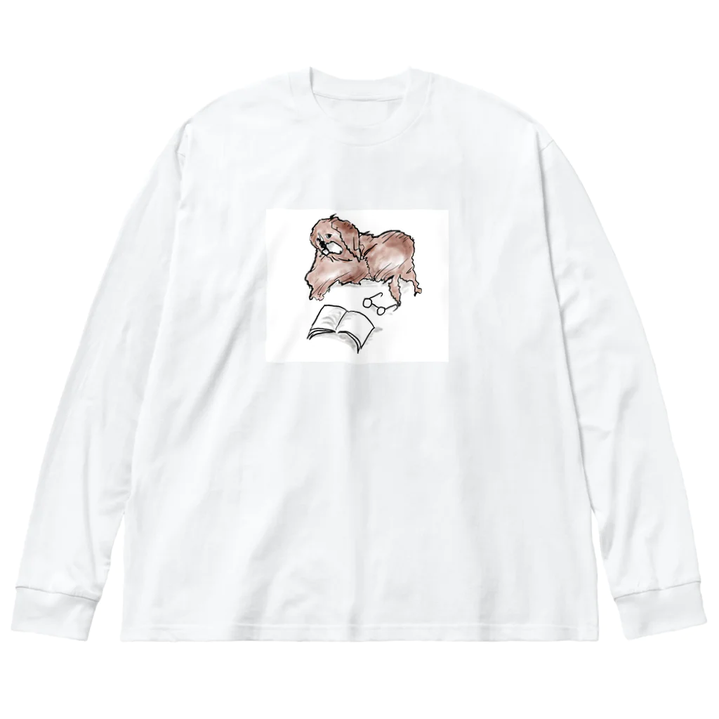 色々なキャバリアちゃんのリラックスキャバリア Big Long Sleeve T-Shirt