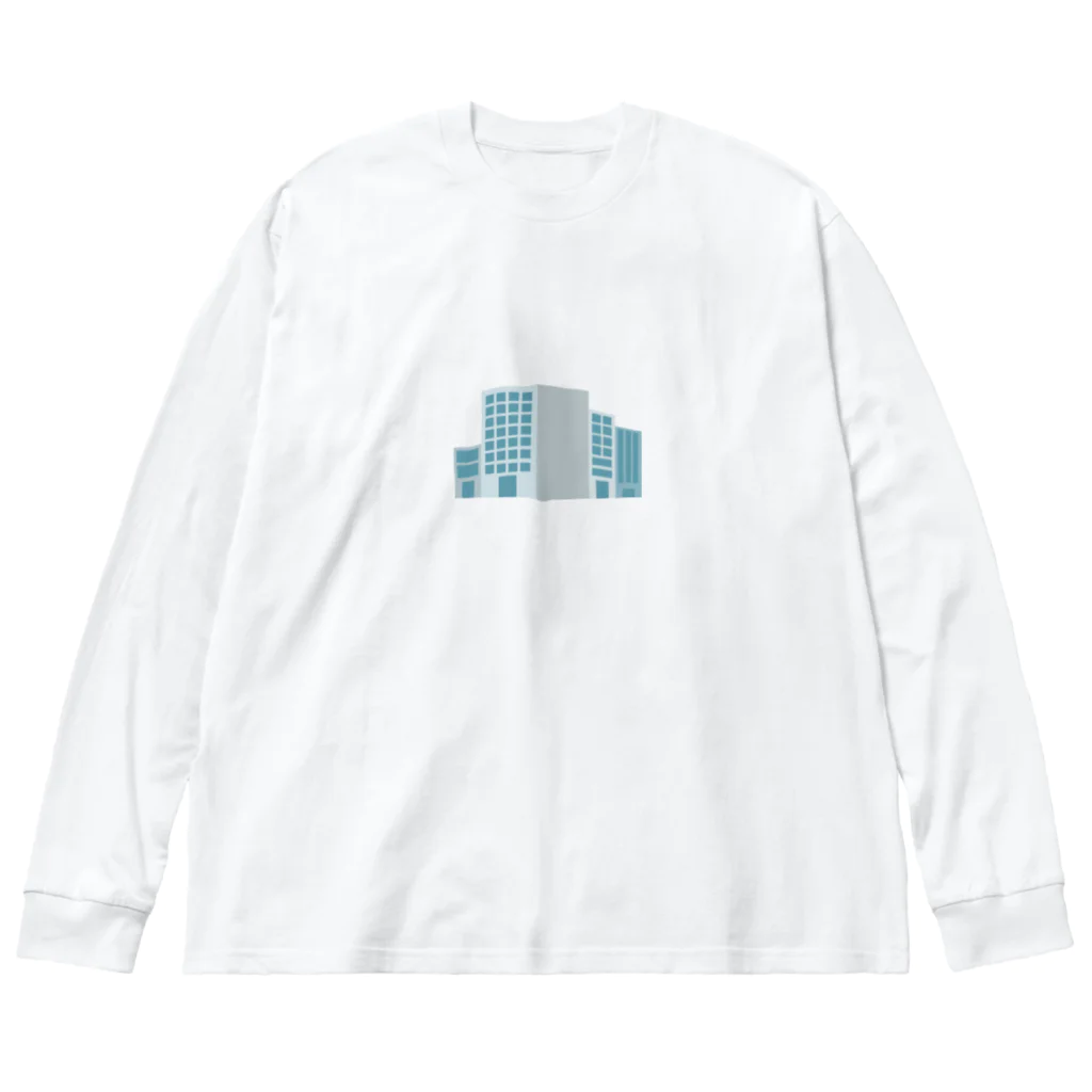 mainoilkoのホワイト企業 Big Long Sleeve T-Shirt