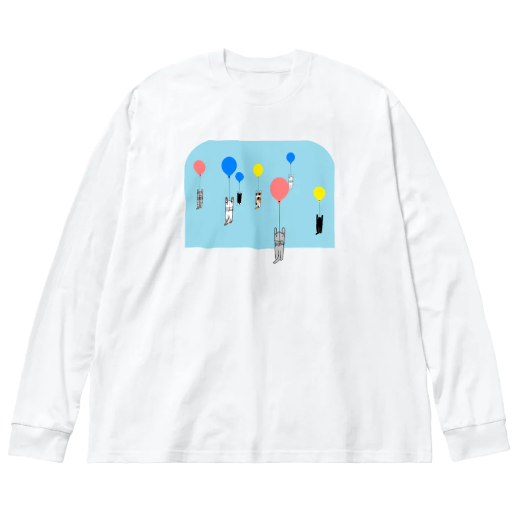 SU-KUのベタですみません。風船 Big Long Sleeve T-Shirt