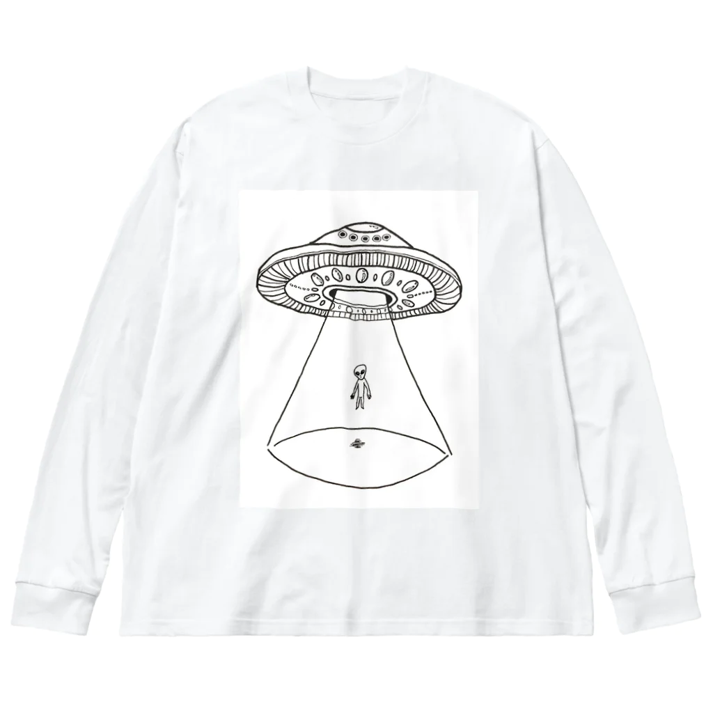 サユリアリティネオ🛸のUFOから宇宙人 Big Long Sleeve T-Shirt