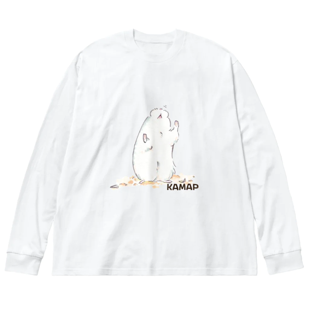 KAMAP ＆ Ricaの【KAMAP】すんすんジャンガリアン ビッグシルエットロングスリーブTシャツ