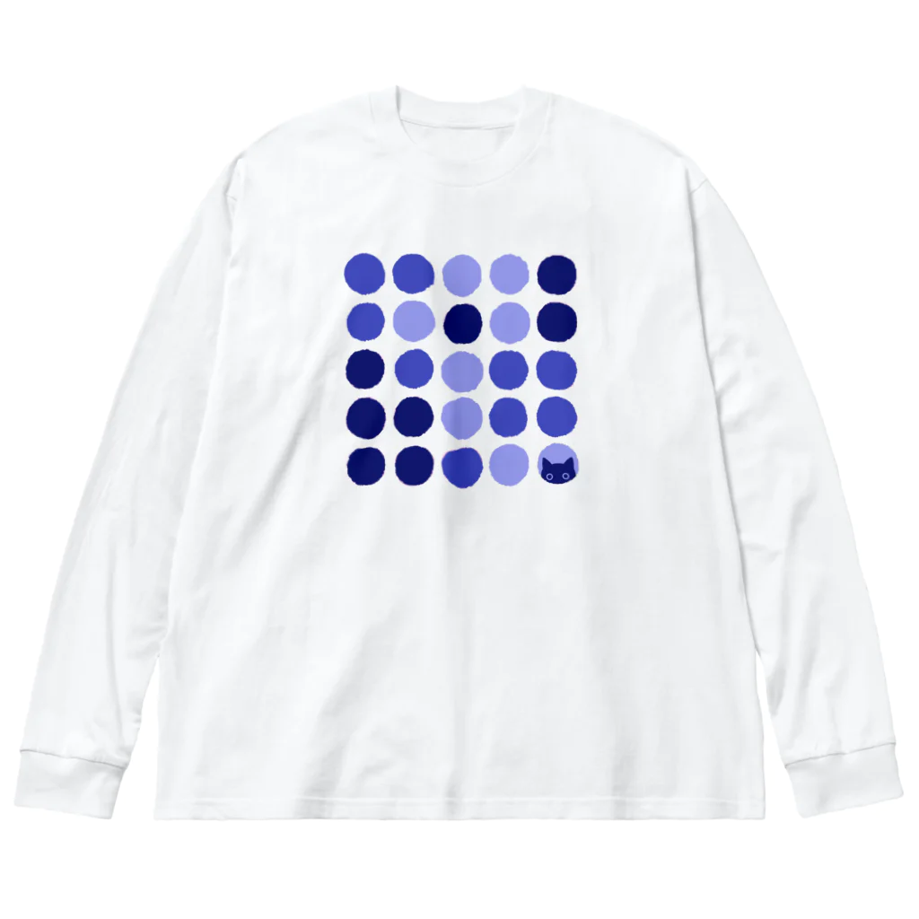 SU-KUのこっそり・杜若色 Big Long Sleeve T-Shirt