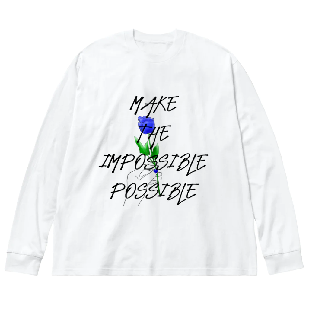 Make The Impossible possible のMake The Impossible possible ビッグシルエットロングスリーブTシャツ