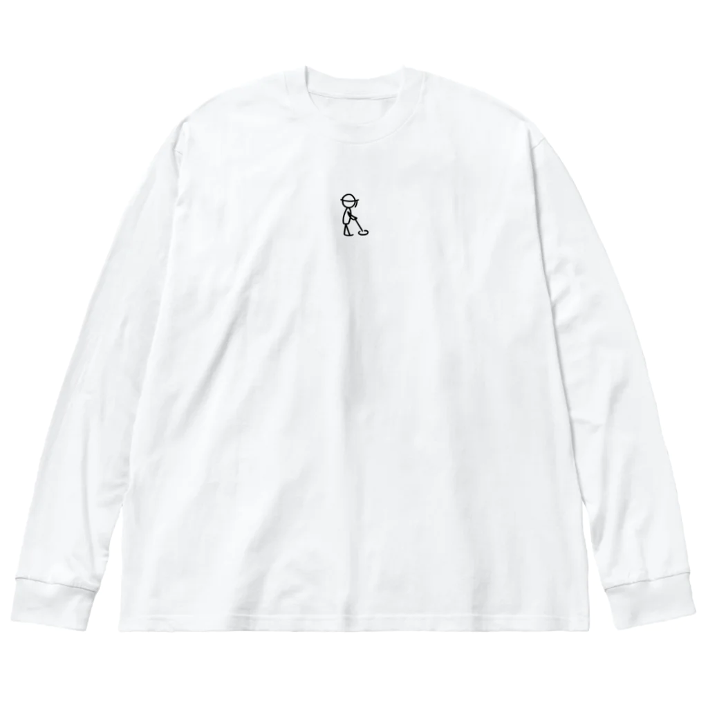 ピースボート地雷廃絶キャンペーンP-MACの地雷をなくす jokyoin 黒くん Big Long Sleeve T-Shirt