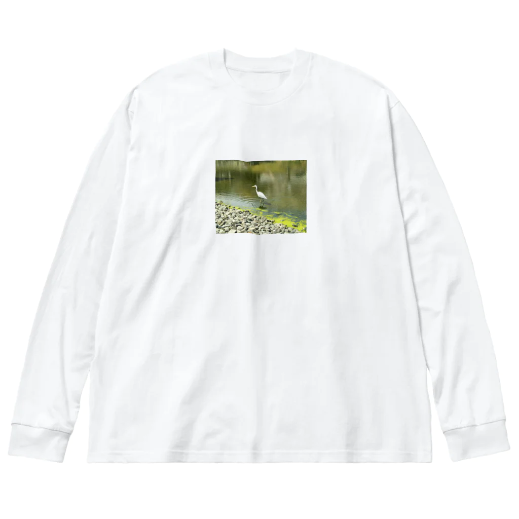 preferitoのサギ Big Long Sleeve T-Shirt