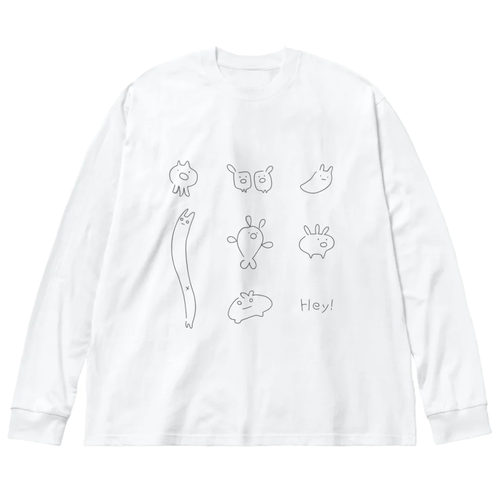 ちゃやまのHey! ビッグシルエットロングスリーブTシャツ