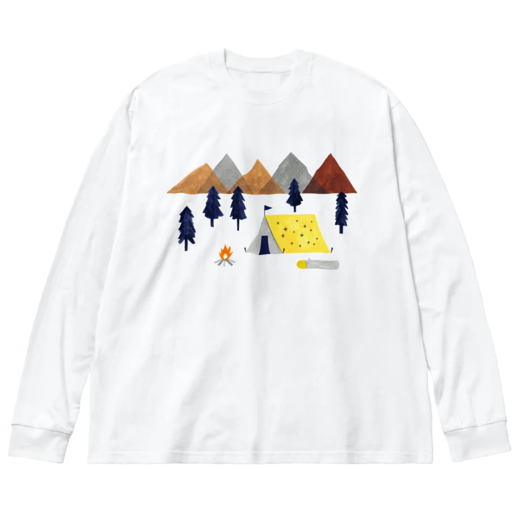 raindropのキャンプ Big Long Sleeve T-Shirt
