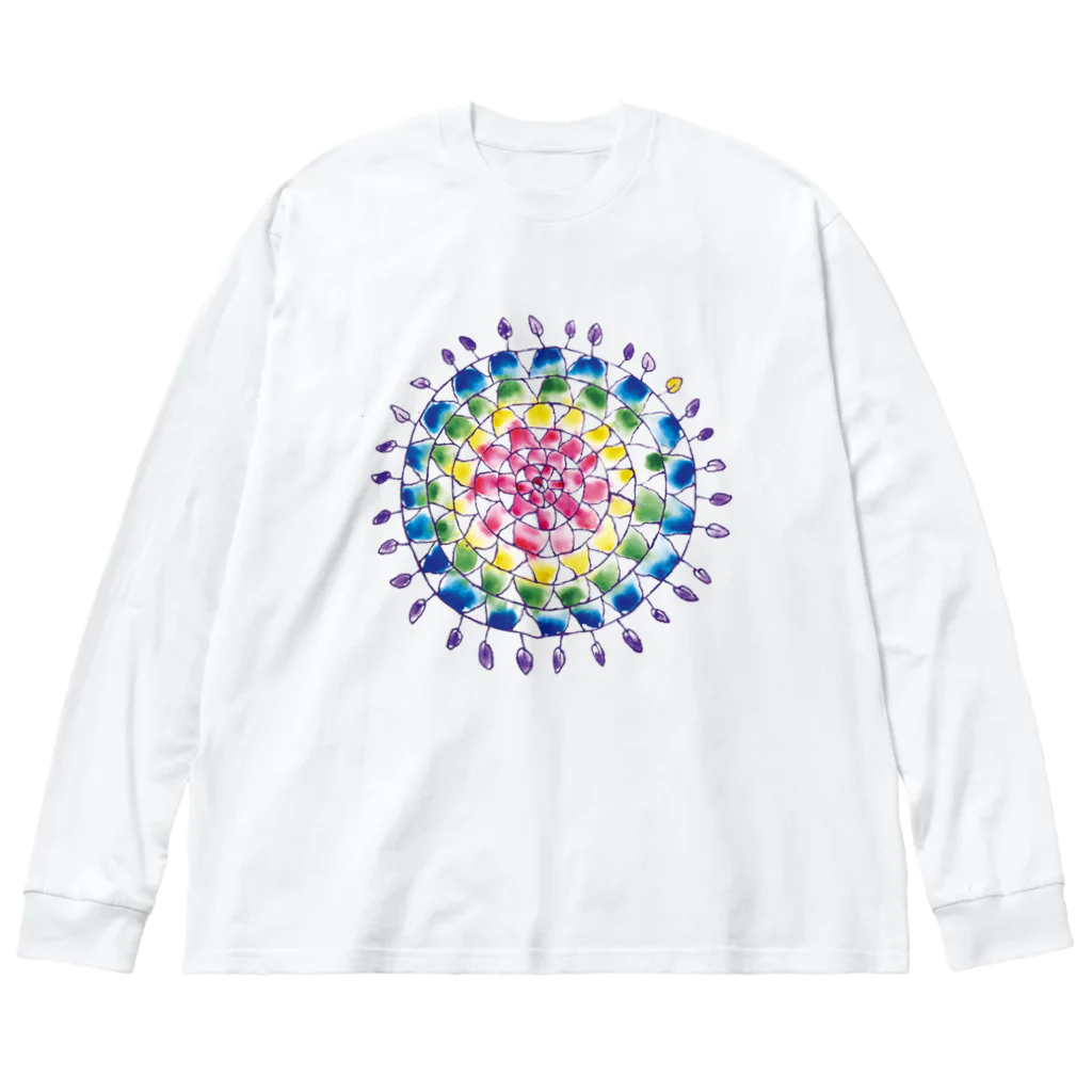 そらもよう のなないろ地球 Big Long Sleeve T-Shirt