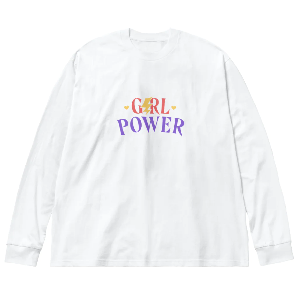 tomoruyのGirl Power ビッグシルエットロングスリーブTシャツ