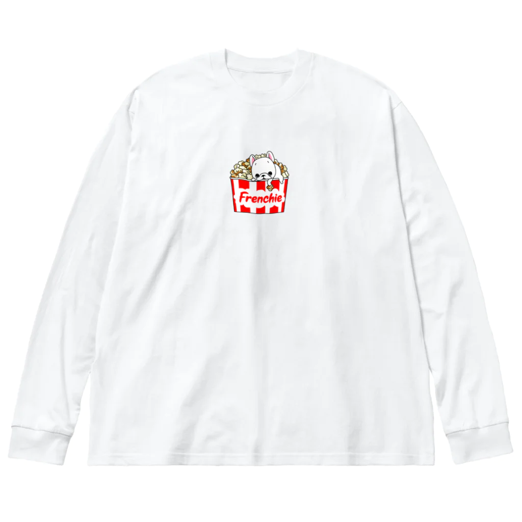 2216studioの山盛りポップコーンからフレブルちゃん。 Big Long Sleeve T-Shirt