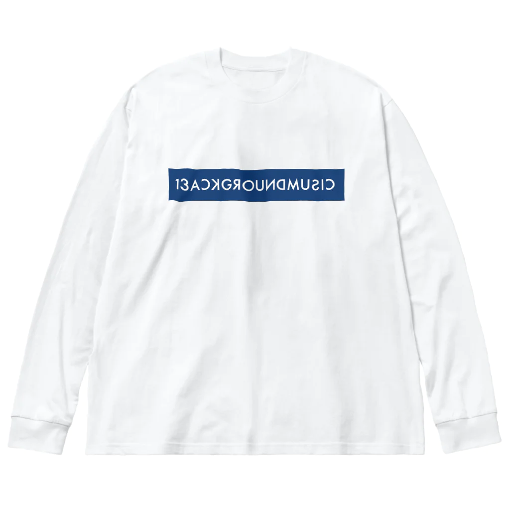 13ackgroundmusicの13ACKGROUNDMUSIC ビッグシルエットロングスリーブTシャツ