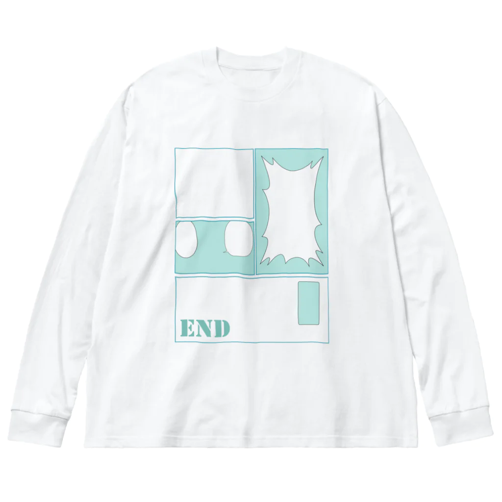 Twinkle-Sのまんがのわくせんシリーズ-END ビッグシルエットロングスリーブTシャツ