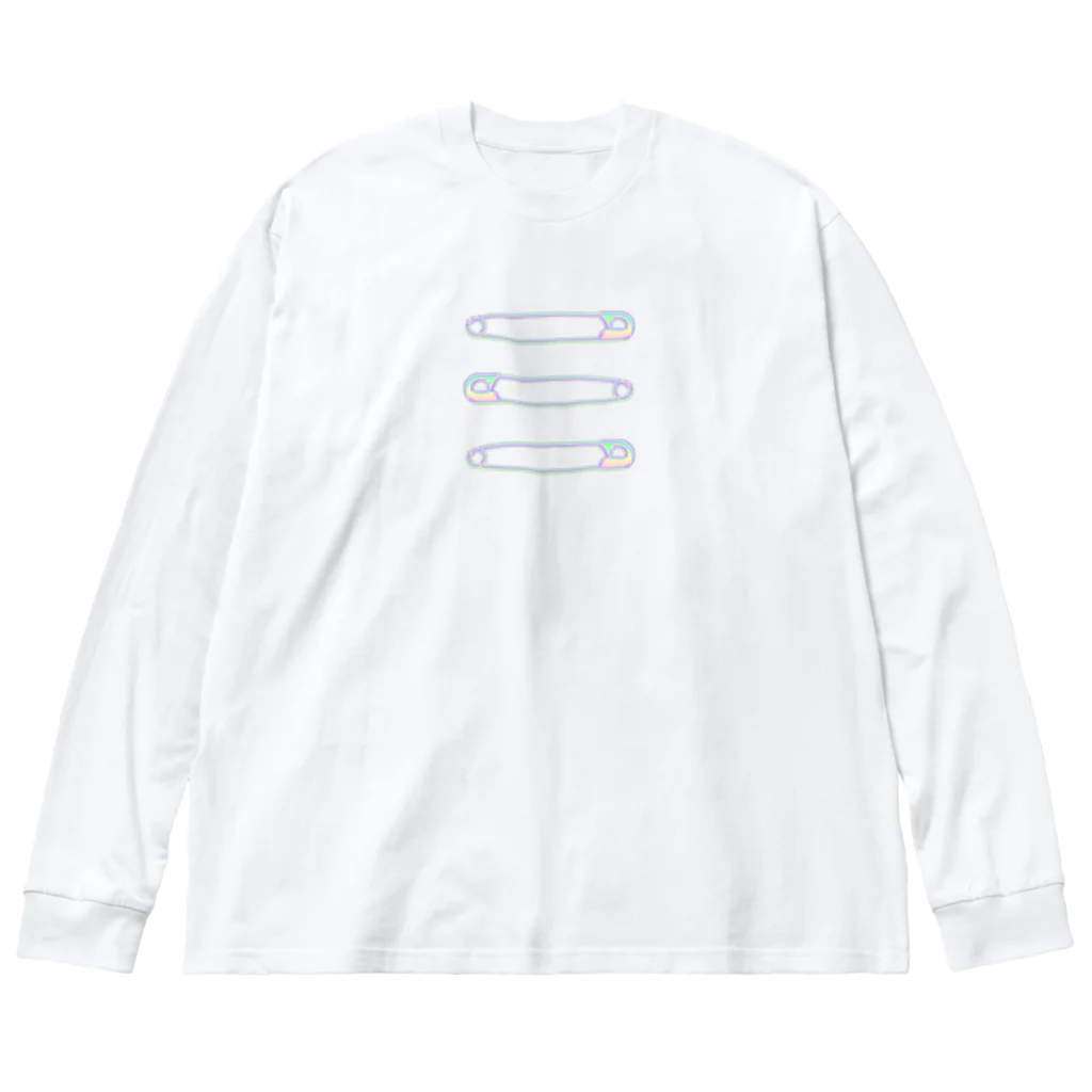 IENITY　/　MOON SIDEの【ADDITIVITY】 セーフティーピン 3 #HOLO Big Long Sleeve T-Shirt