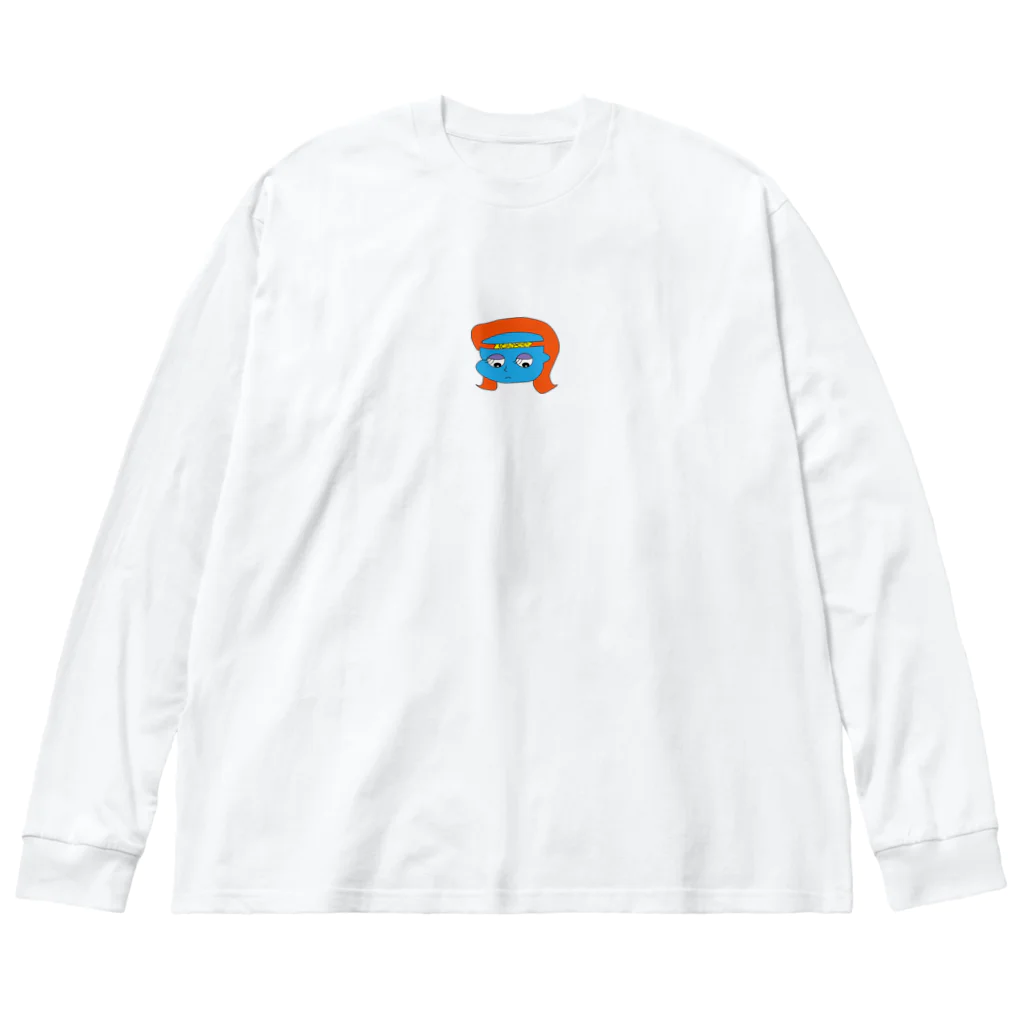 まちこのみやのおみそ ビッグシルエットロングスリーブTシャツ