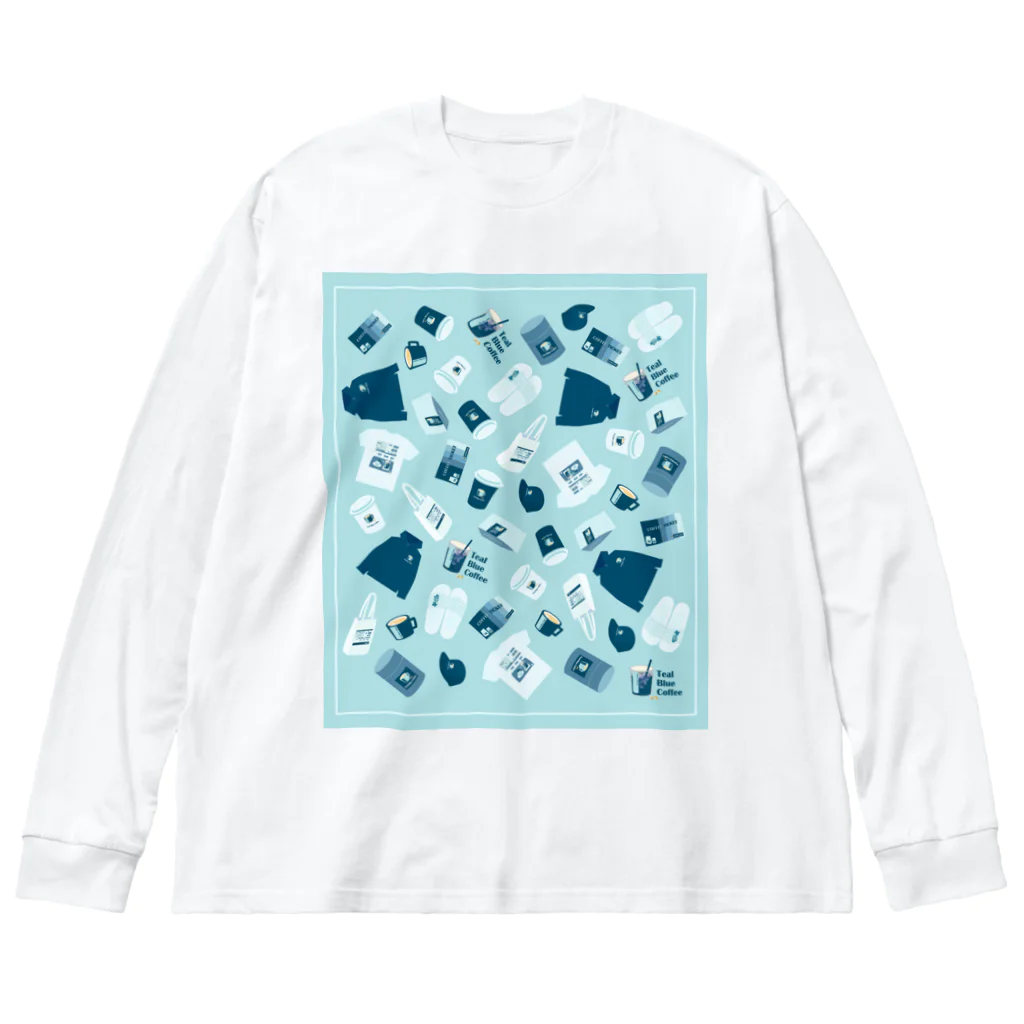 Teal Blue CoffeeのTealBlueItems ビッグシルエットロングスリーブTシャツ