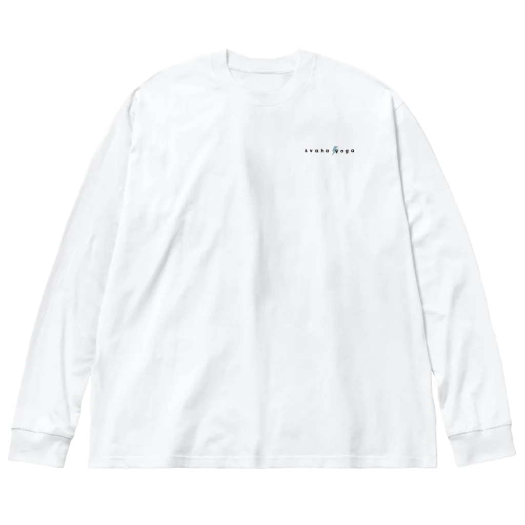 SVAHAのdot_nirodha ビッグシルエットロングスリーブTシャツ