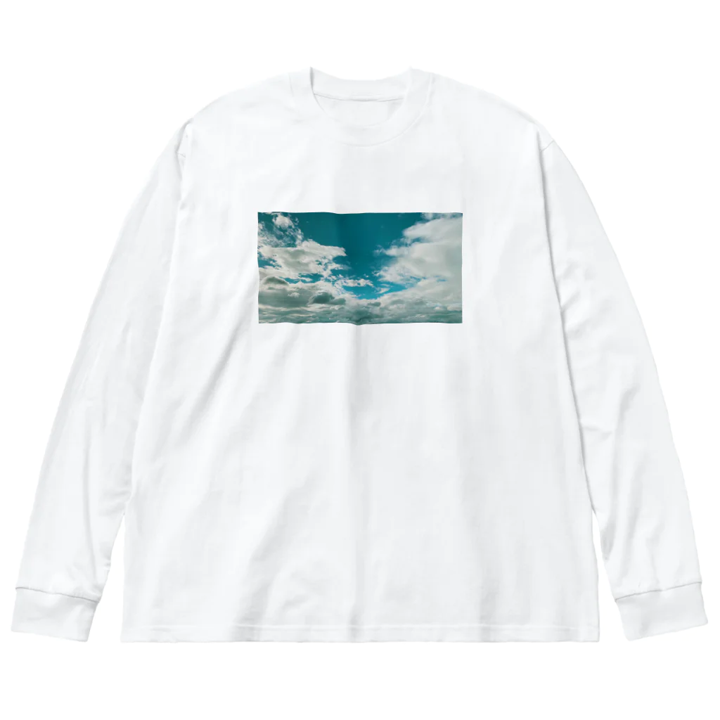 Haunted LabのClouds 雲 ビッグシルエットロングスリーブTシャツ