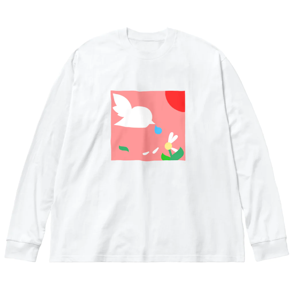 pastelia　shopのしずく ビッグシルエットロングスリーブTシャツ