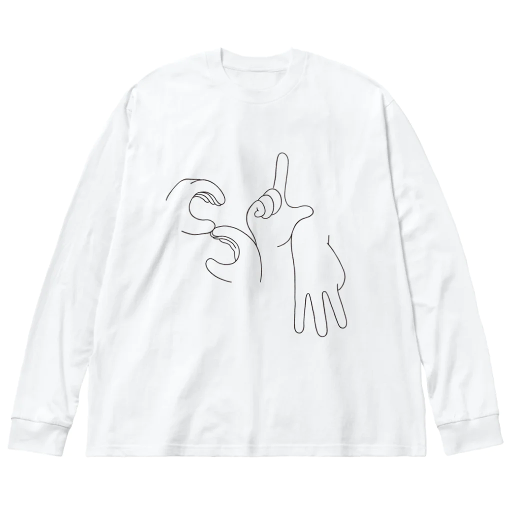 さくほリビングマーケットマーケットのSLM_01 ビッグシルエットロングスリーブTシャツ