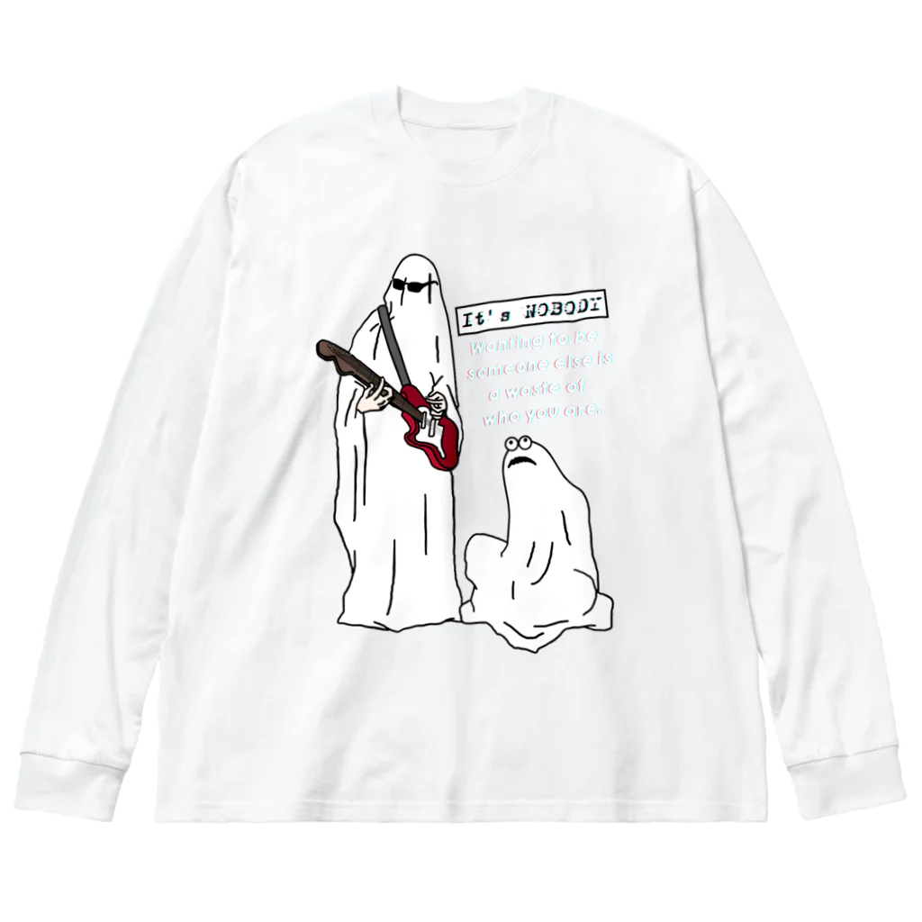 シロクマ商店のNOBODY-おんがく Big Long Sleeve T-Shirt