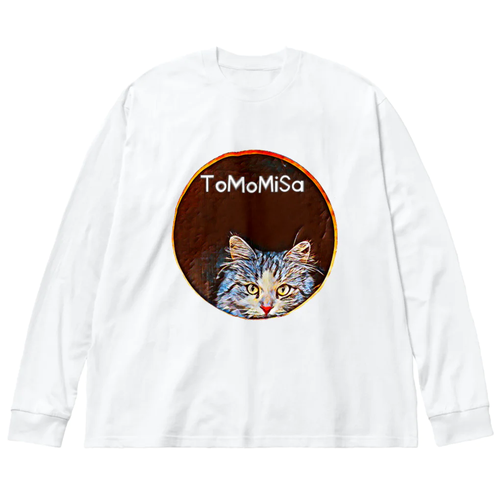 ToMoMiSaのSurveillance 猫 ビッグシルエットロングスリーブTシャツ