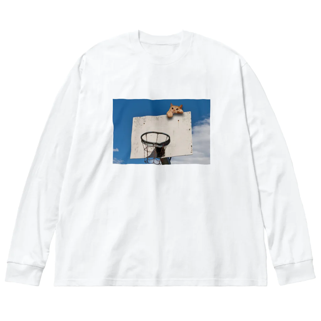 Neko baccaの猫とバスケットゴール② Big Long Sleeve T-Shirt