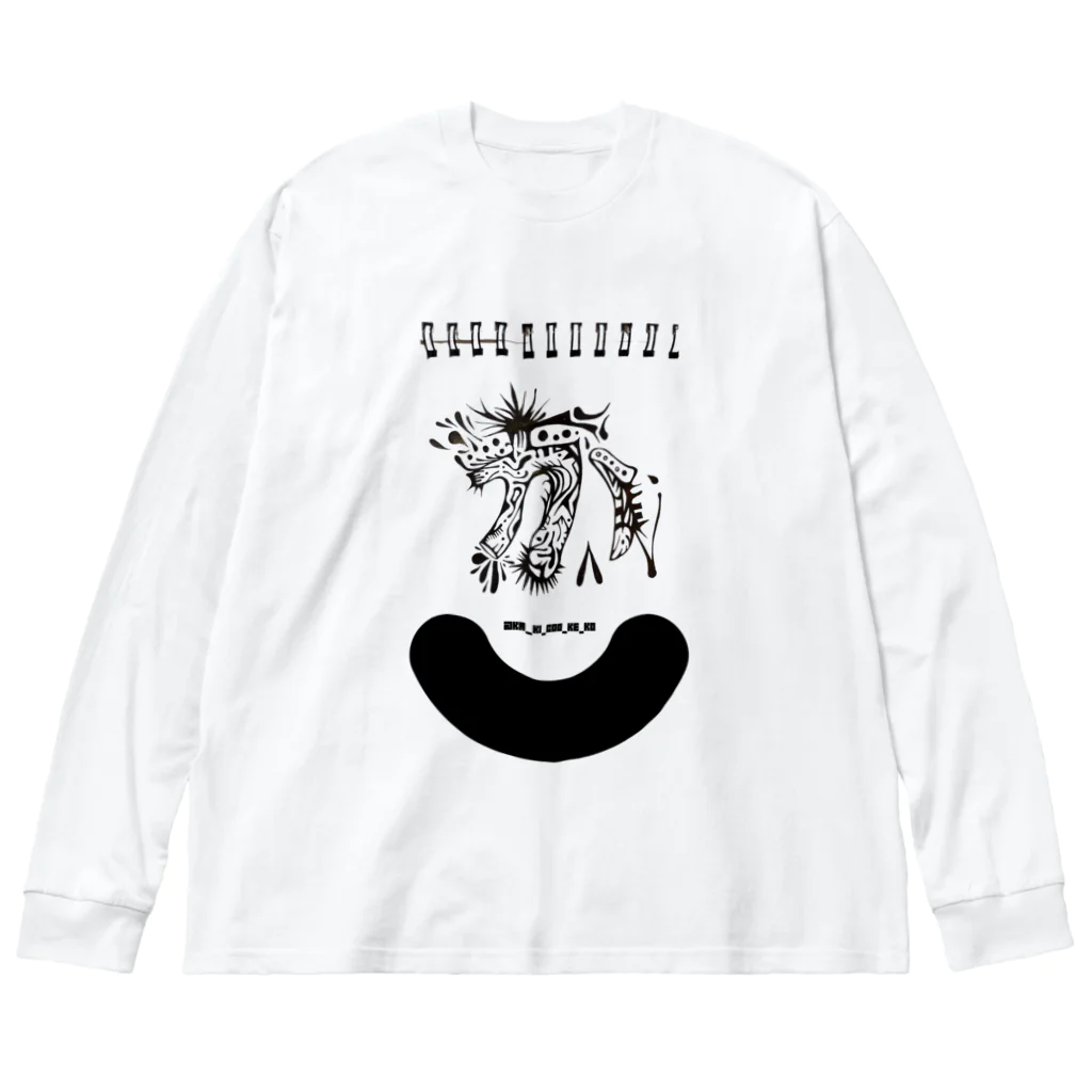 ka_ki_coo_ke_koのか ビッグシルエットロングスリーブTシャツ