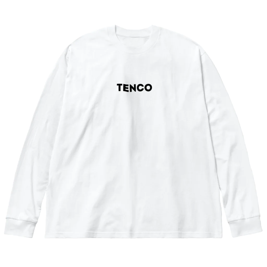 TENCO shopのTENCOちゃん（黒ロゴ） ビッグシルエットロングスリーブTシャツ