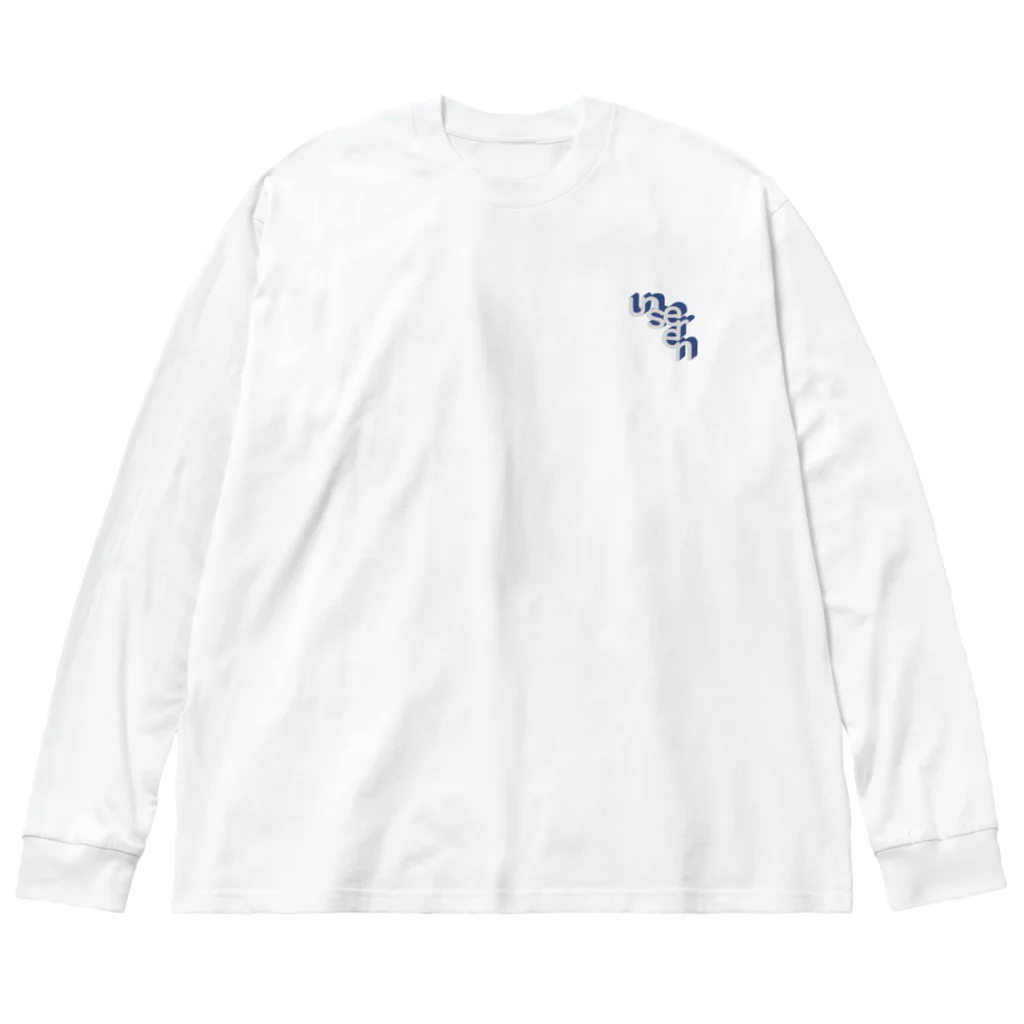 unserenの立体ロゴ ビッグシルエットロングスリーブTシャツ