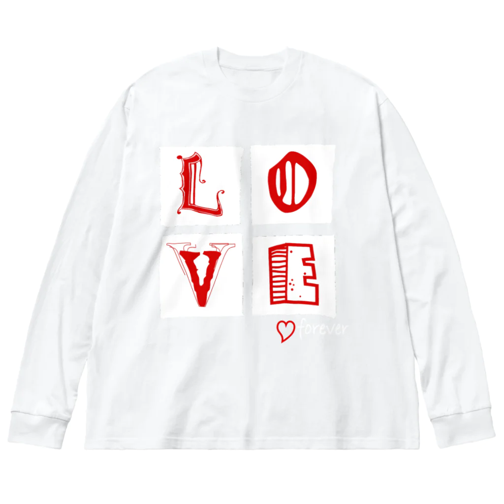 alt_203のLOVE forever ビッグシルエットロングスリーブTシャツ