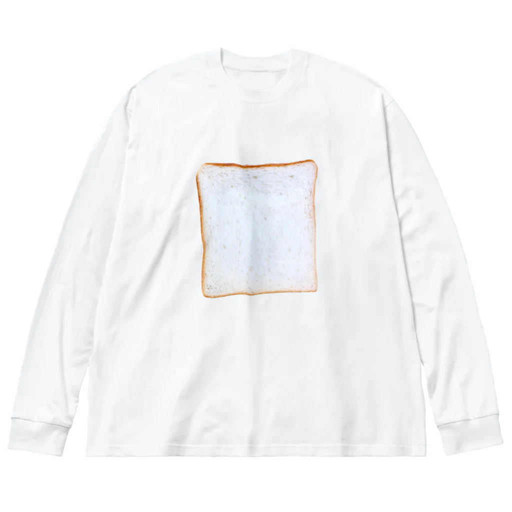pandaの角食パン Big Long Sleeve T-Shirt