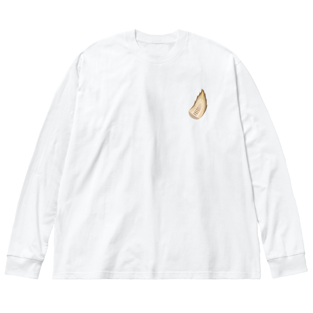【予告】最大700円引きセール開催決定☆彡★kg_shopの[☆両面] タケノコニョッキ【視力検査表パロディ】 Big Long Sleeve T-Shirt