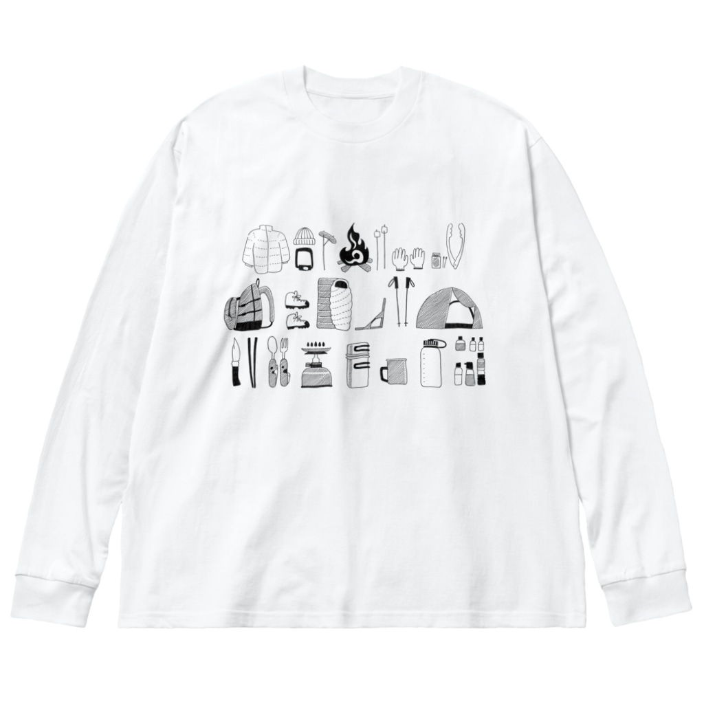 まつのき商店のキャンプの道具A Big Long Sleeve T-Shirt