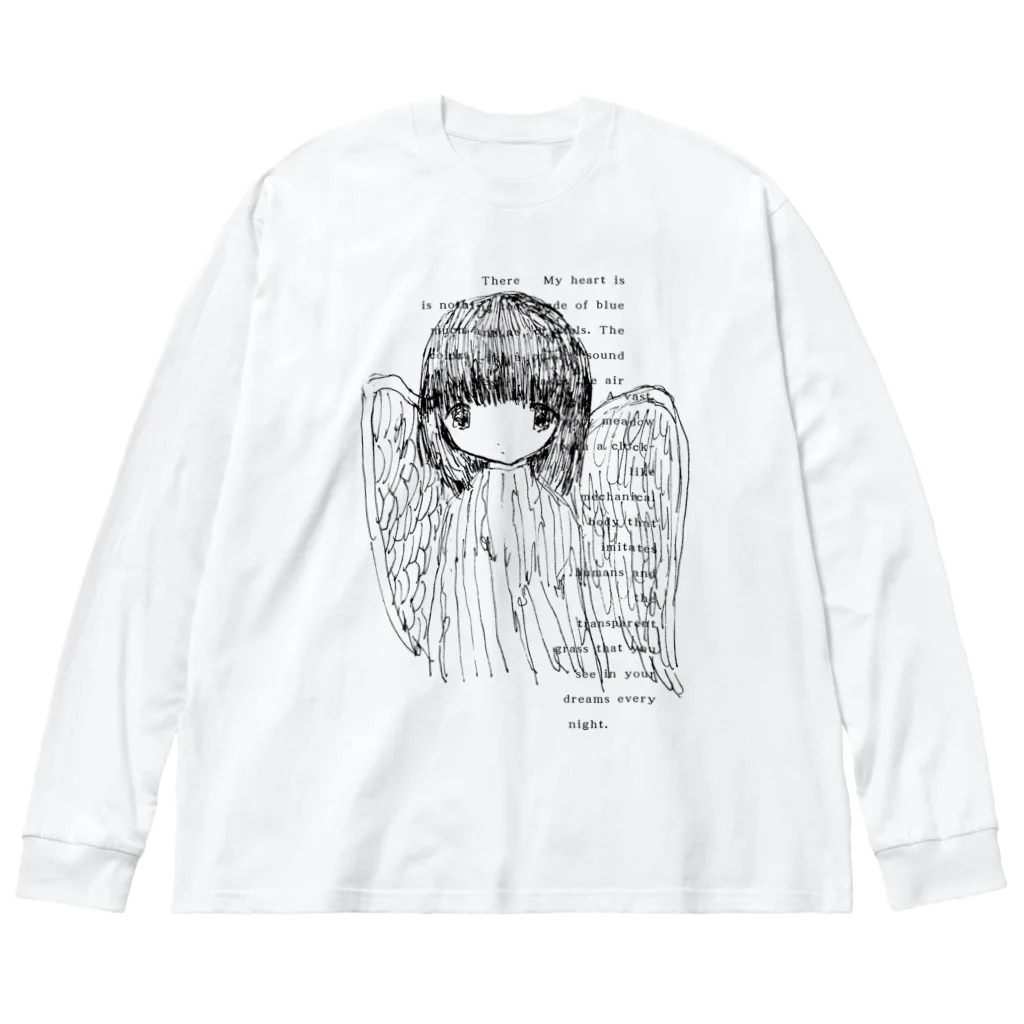 「ごめん々ね 」と言っの色のない砂漠 Big Long Sleeve T-Shirt