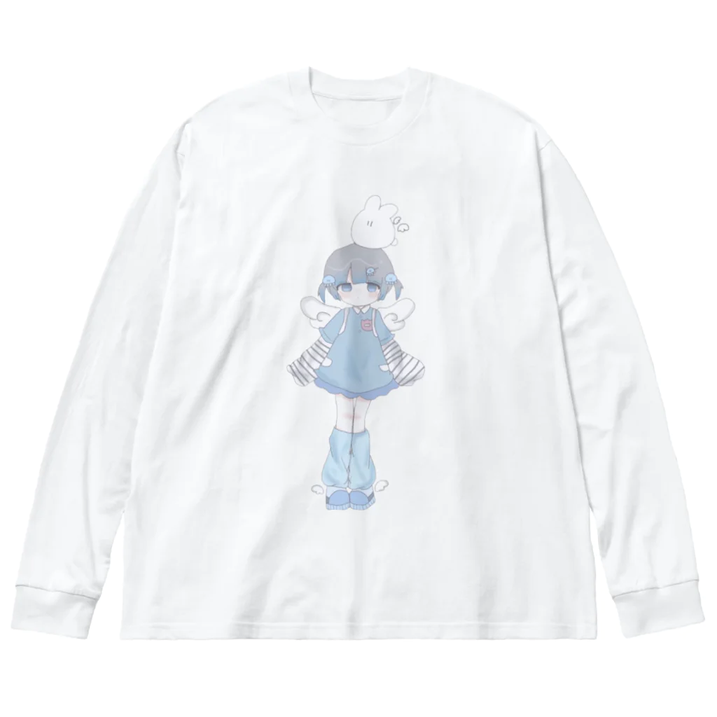 ろる。のさぶかるちゃん。 ビッグシルエットロングスリーブTシャツ