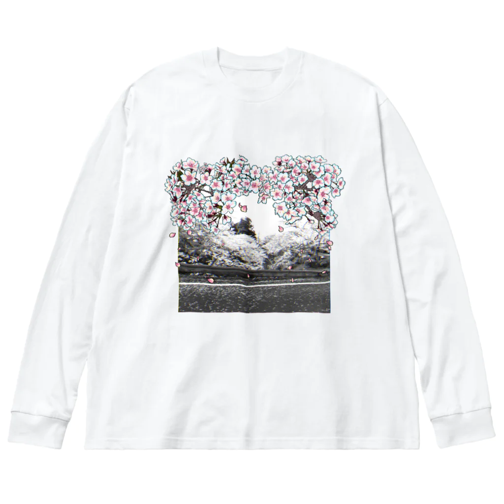 35docの門出を祝う桜 Big Long Sleeve T-Shirt